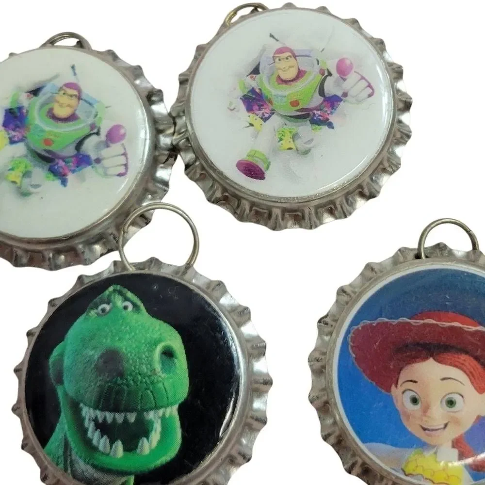 Toy Story bottle cap charms
